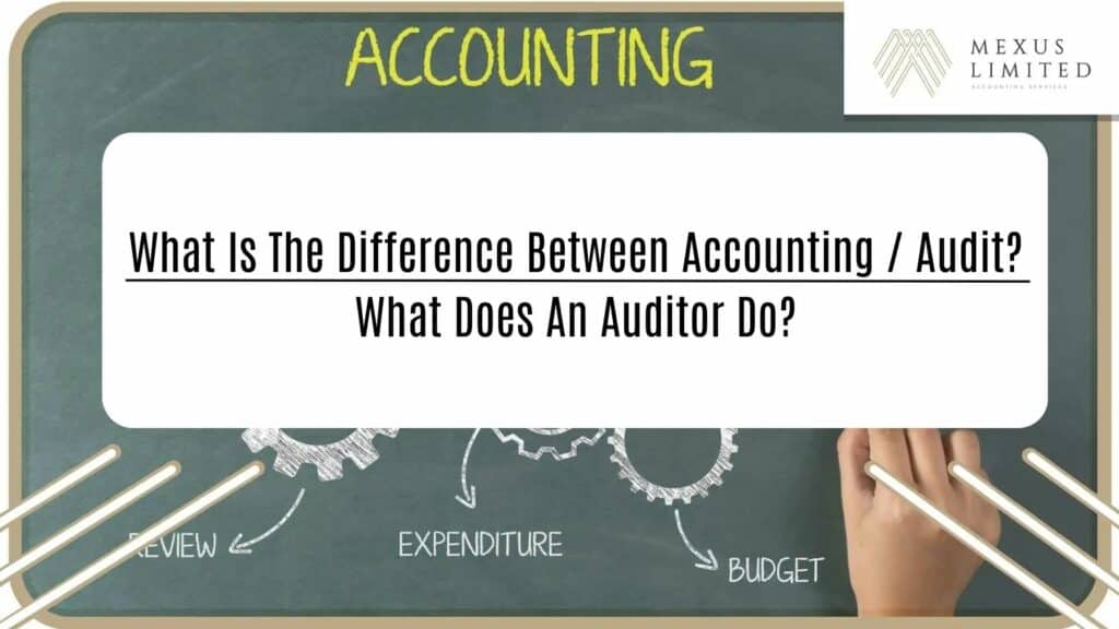 What is the difference between accounting / audit? What does an auditor do?