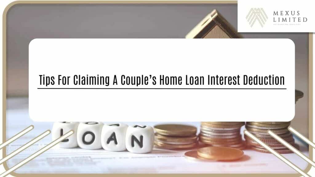 Tips for claiming a couple's home loan interest deduction