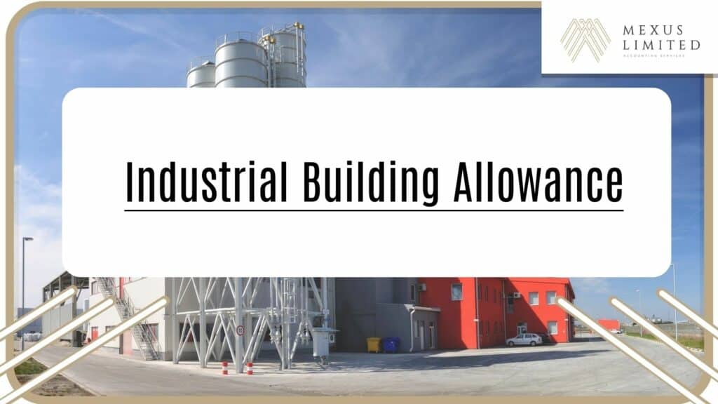 Industrial building allowance