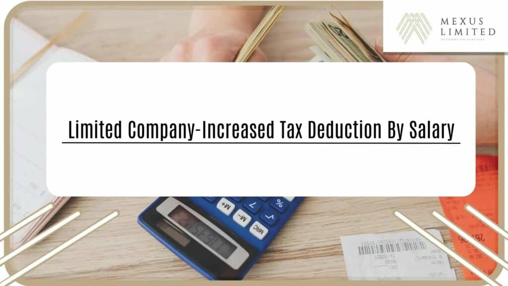 Limited company-increased tax deduction by salary