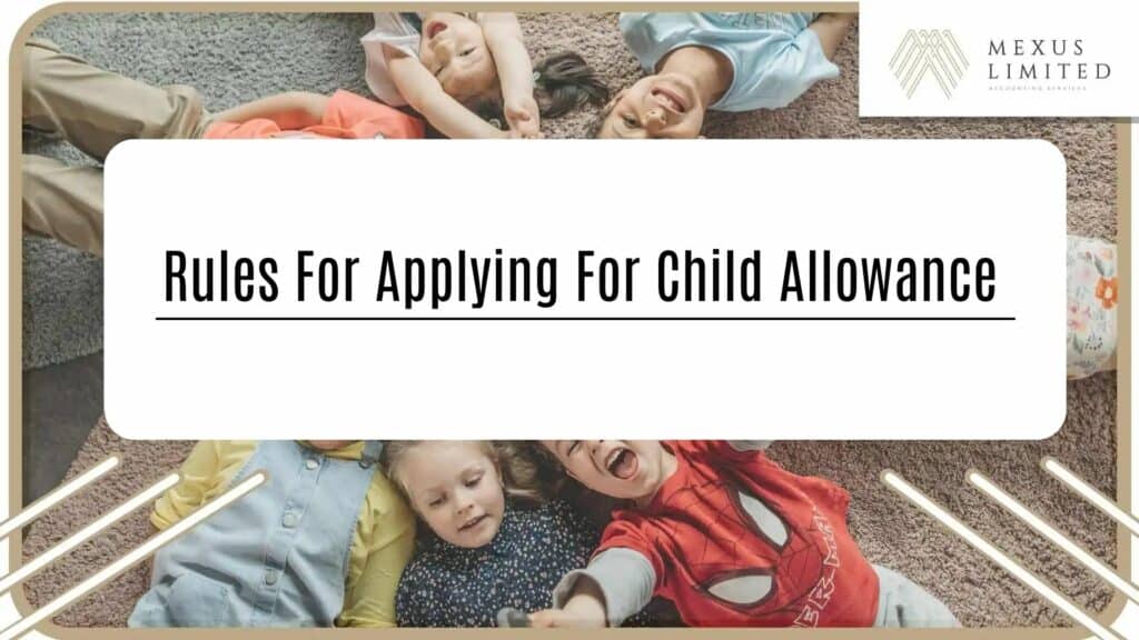 Rules for applying for child allowance