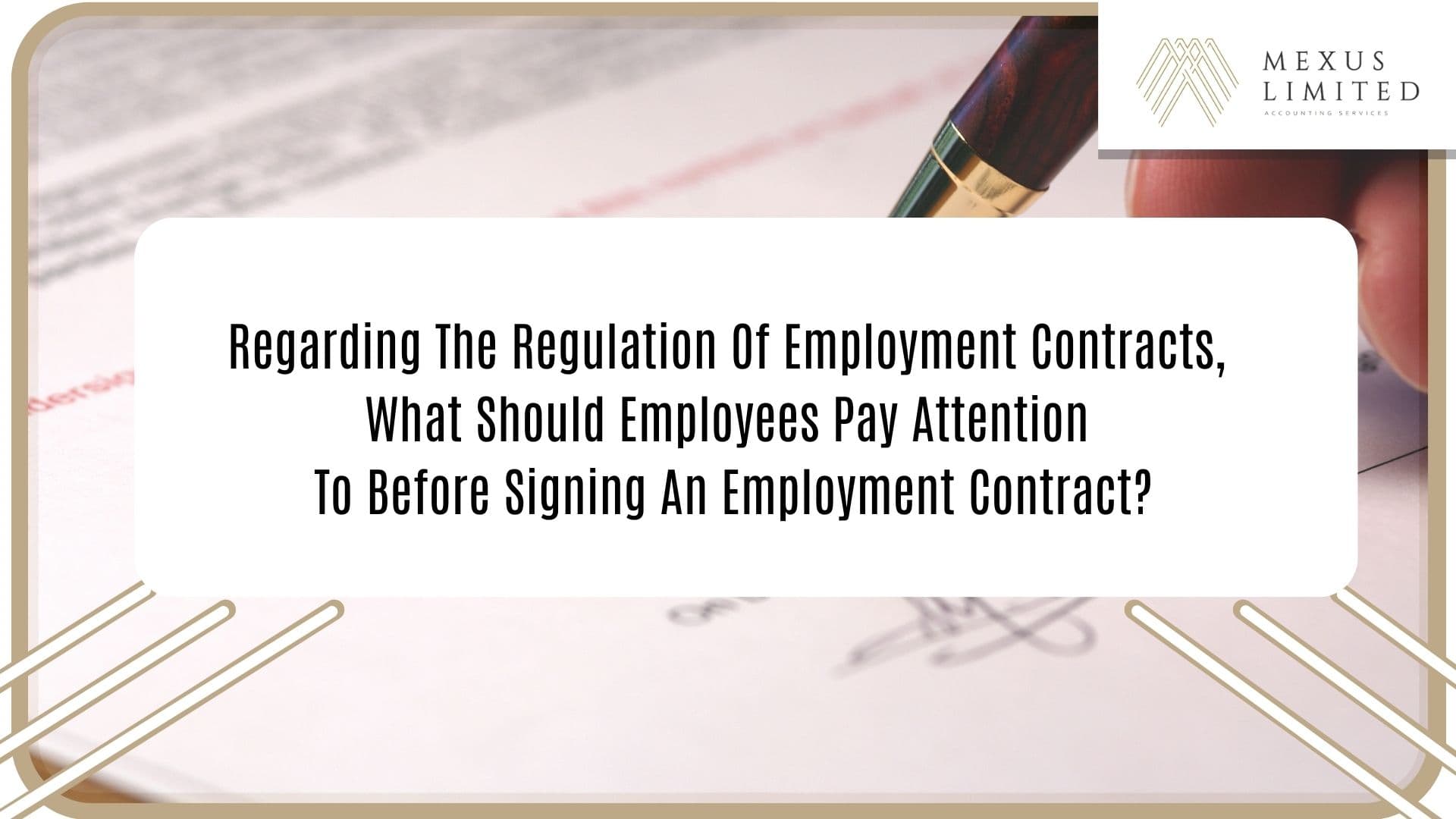 Regarding the regulation of employment contracts, what should employees