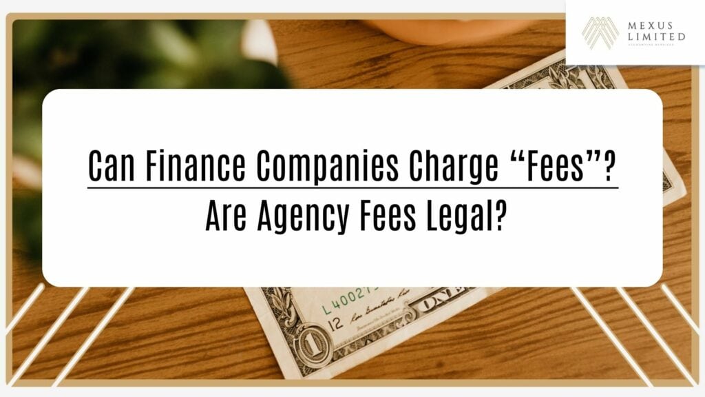 Can finance companies charge 