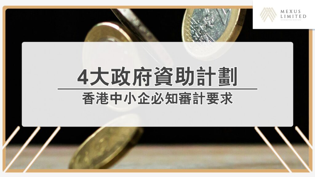 最新政府資助:香港中小企必知4大資助計劃及審計要求 Current image: 最新政府資助:香港中小企必知4大資助計劃及審計要求