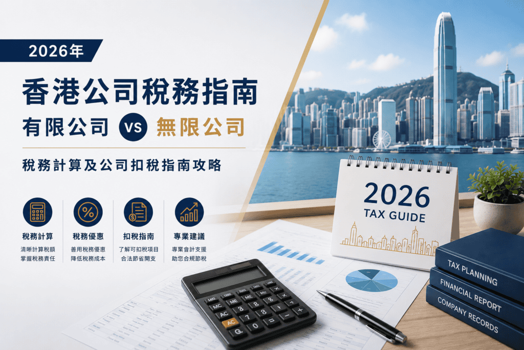 公司稅務-有限公司稅務-無限公司稅務